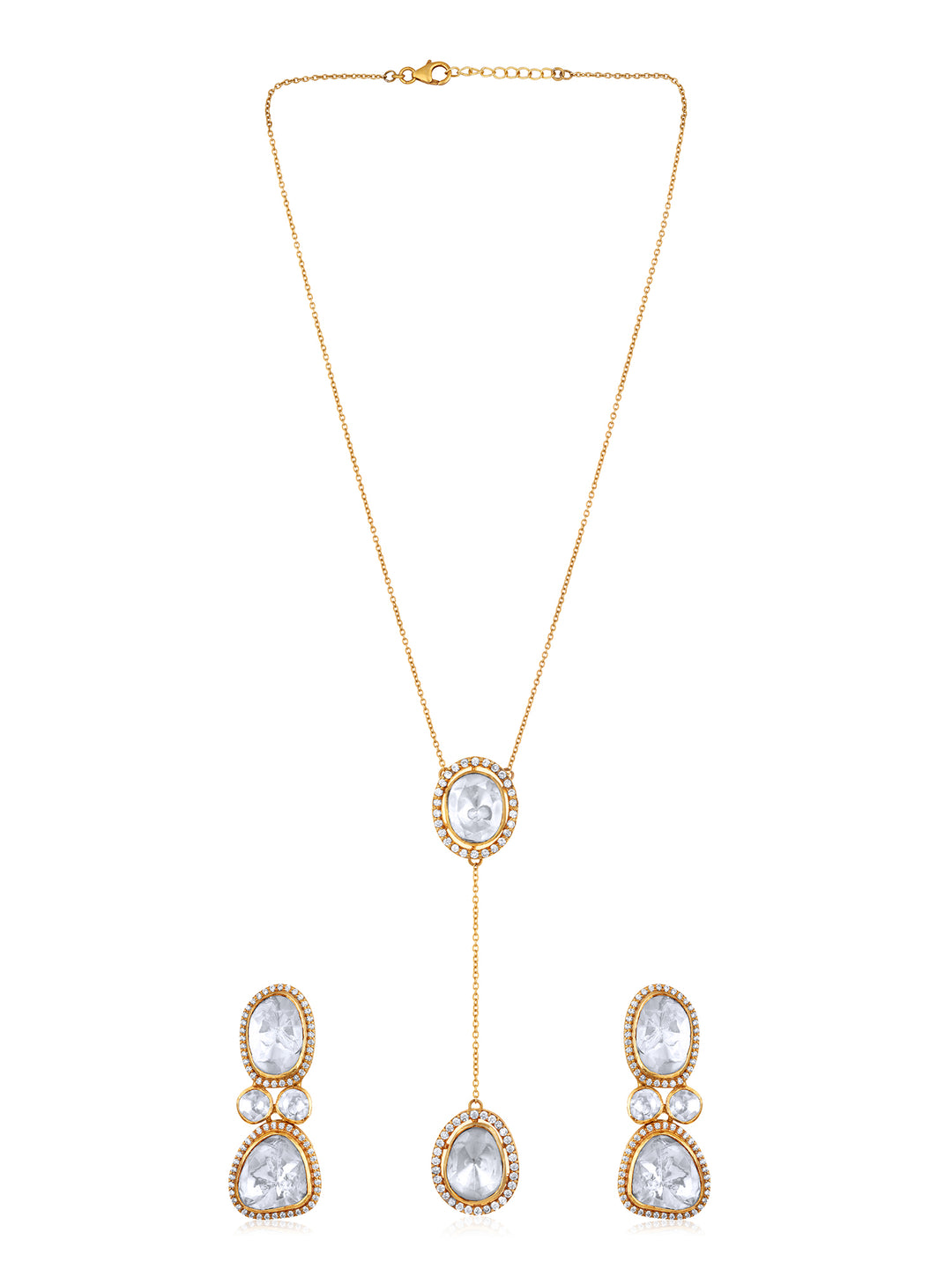 Jiya Moissanite Necklace Set