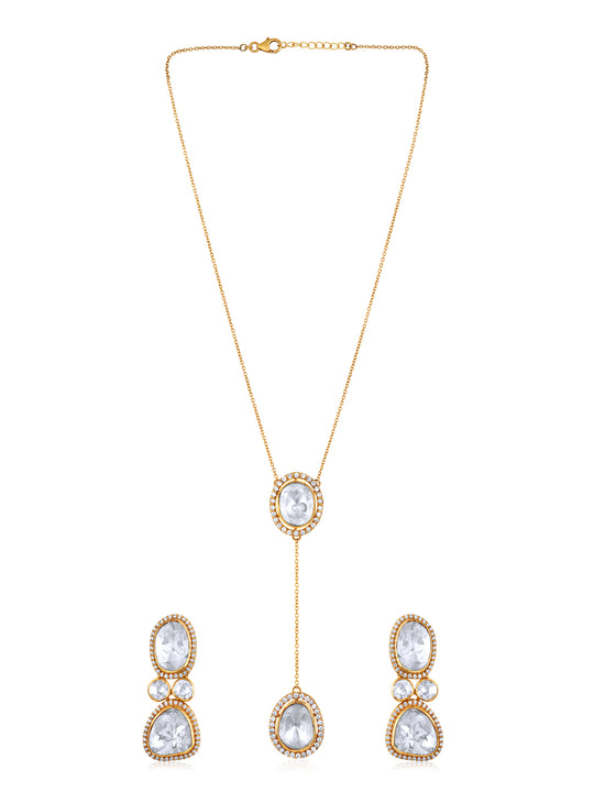 Jiya Moissanite Necklace Set