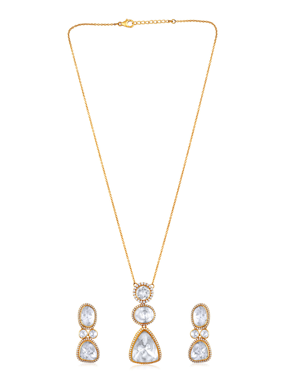 Arna Moissanite Necklace Set