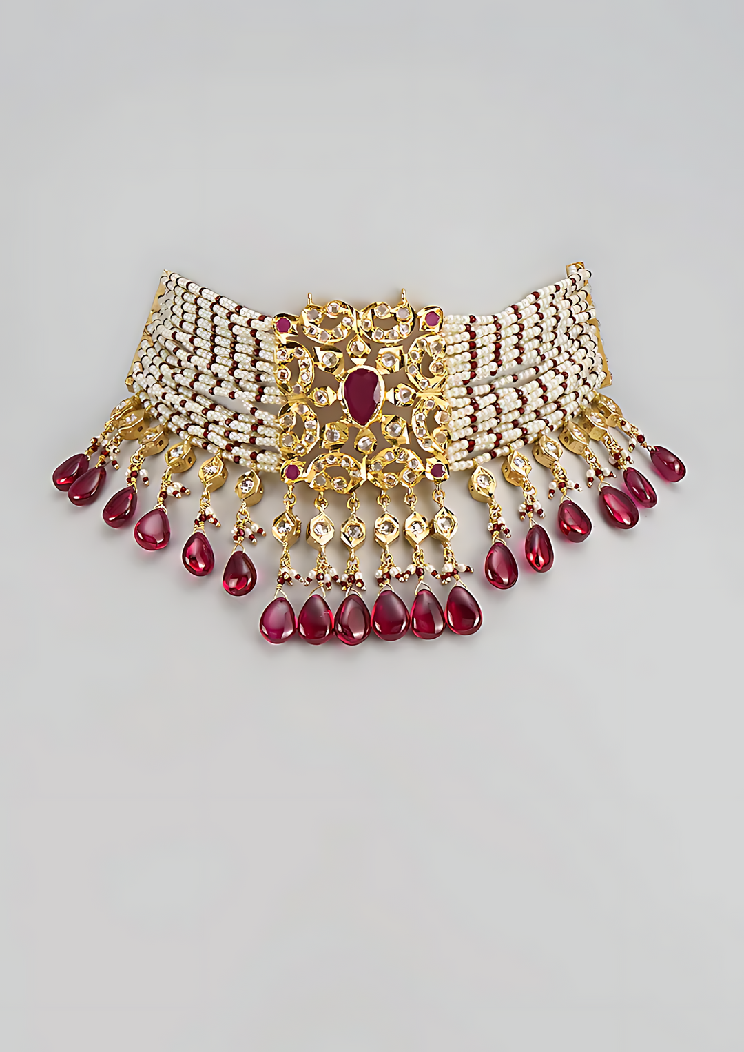 Erum Necklace 22kt Gold Plated