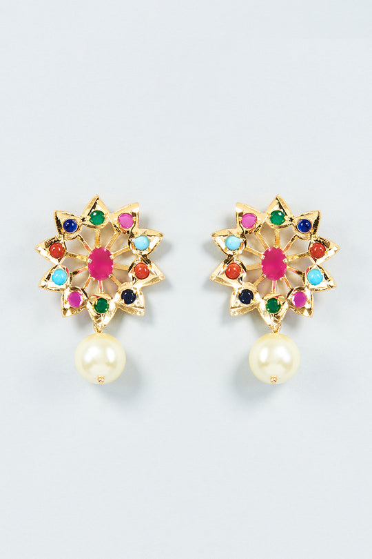 Amira Earrings 22kt Gold Plated