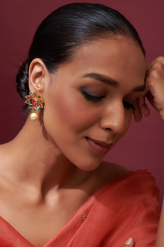 Amira Earrings 22kt Gold Plated