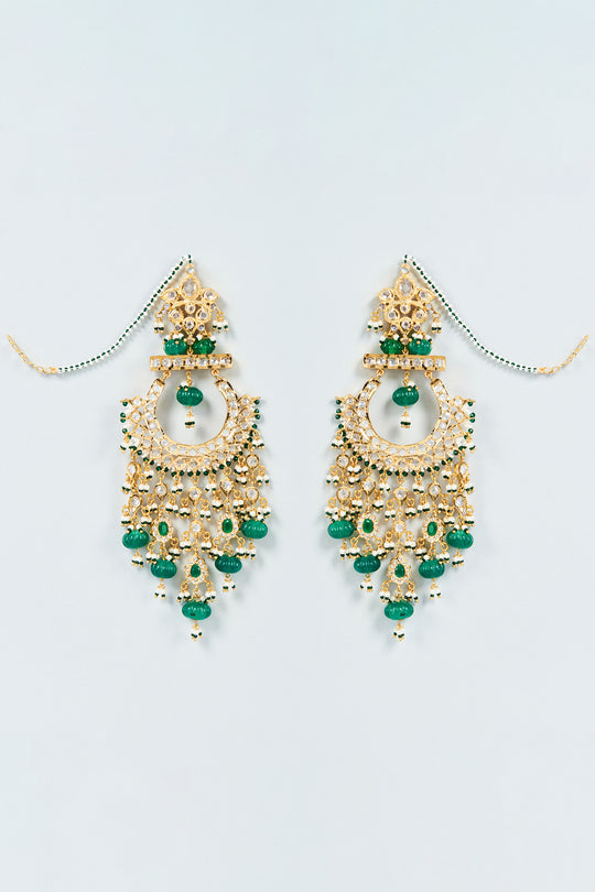 Falak Earrings 22kt Gold Plated