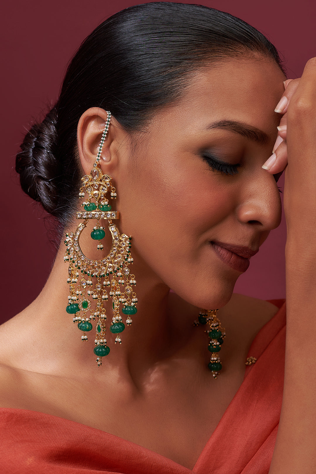 Falak Earrings 22kt Gold Plated