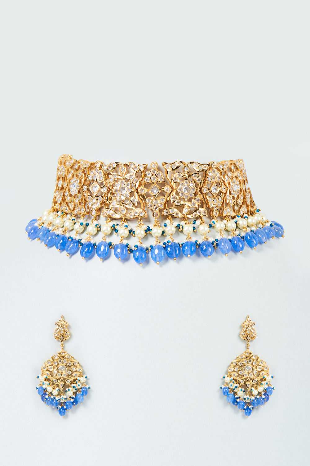 Zeenath Choker Set 22kt Gold Plated