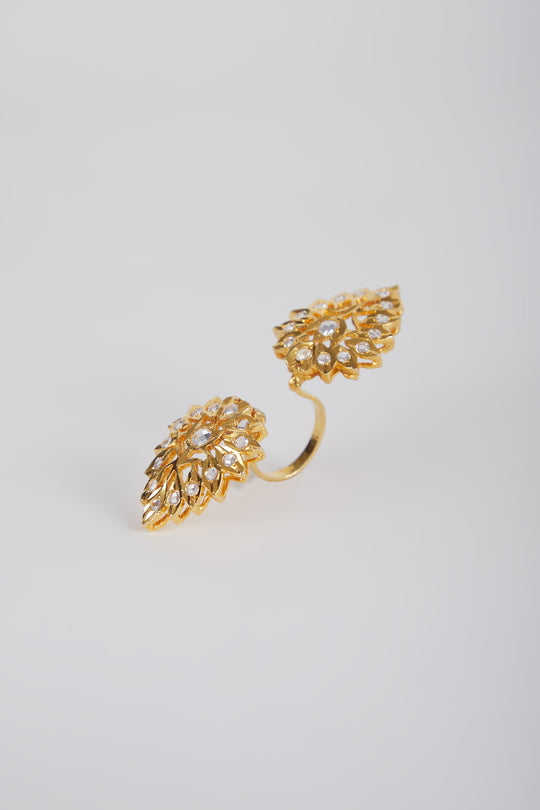 Shazia Ring 22 kt Gold Plated