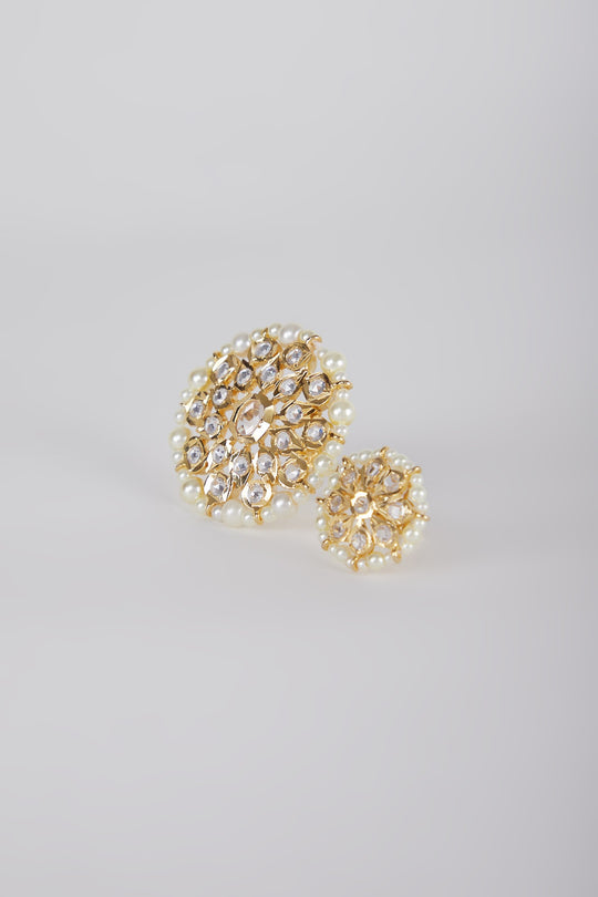 Raheel Ring 22 kt Gold Plated