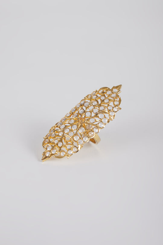 Mahnoor Ring 22 kt Gold Plated