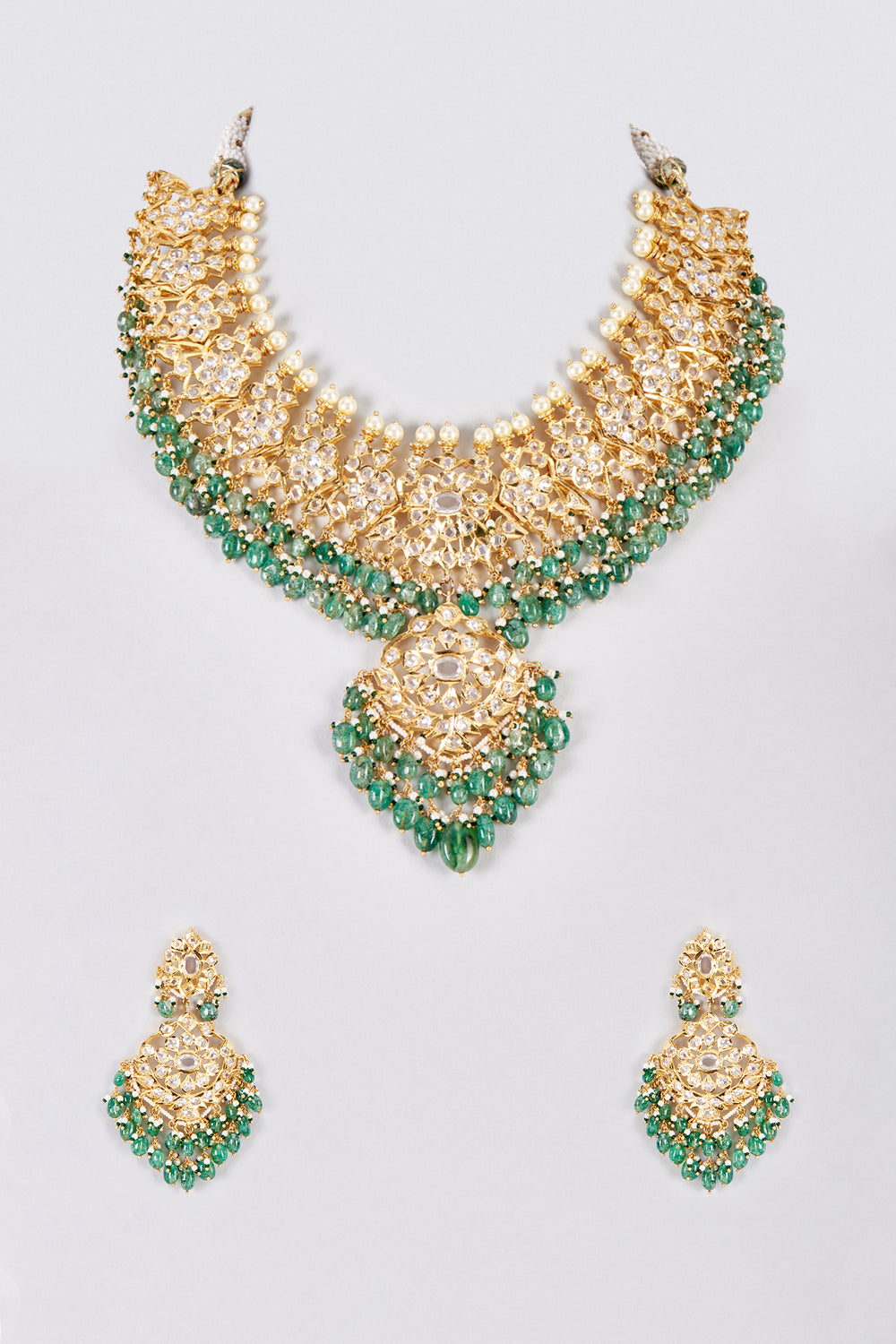 Mirza Necklace Set 22kt Gold Plated