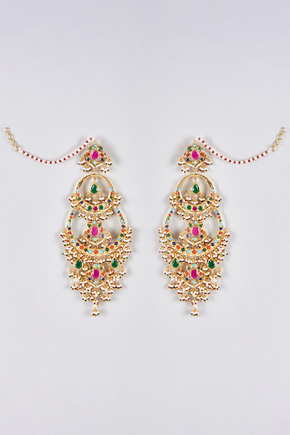 Aflaat Earrings 22kt Gold Plated