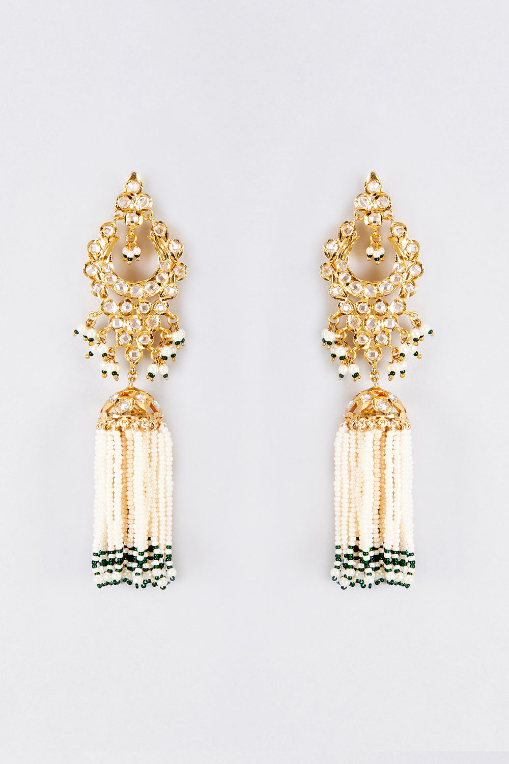 Zaheen Earrings 22kt Gold Plated