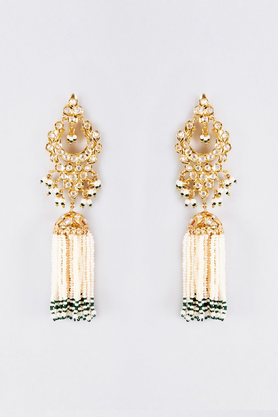 Zaheen Earrings 22kt Gold Plated