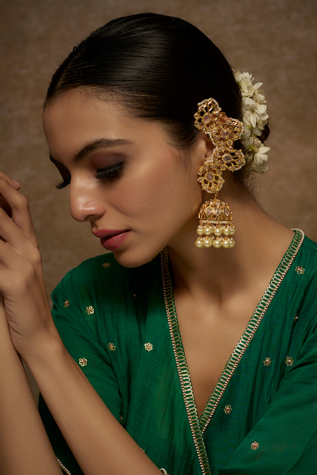 Rida Earrings 22 kt Gold Plated