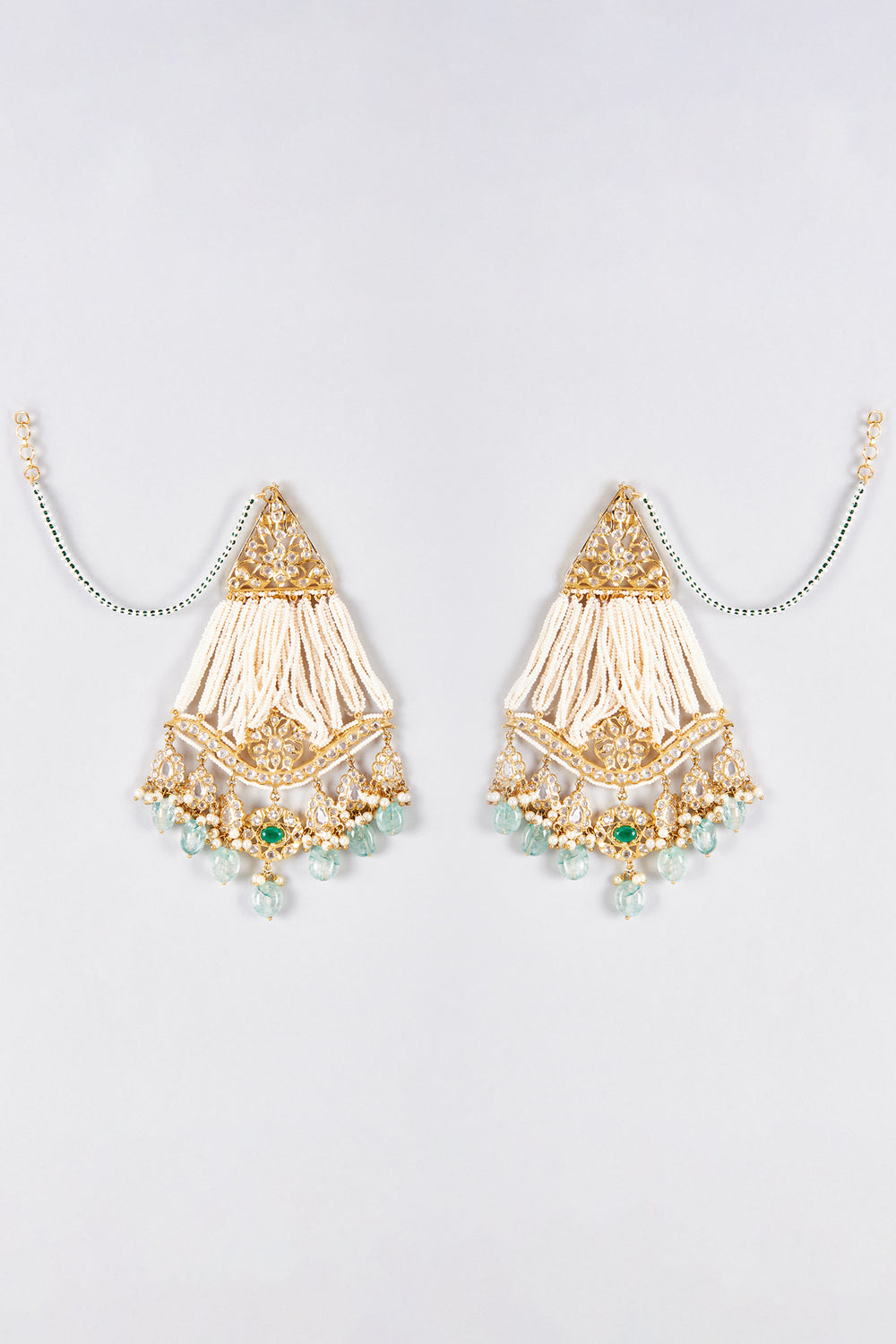 Noor Earrings 22 kt Gold Plated