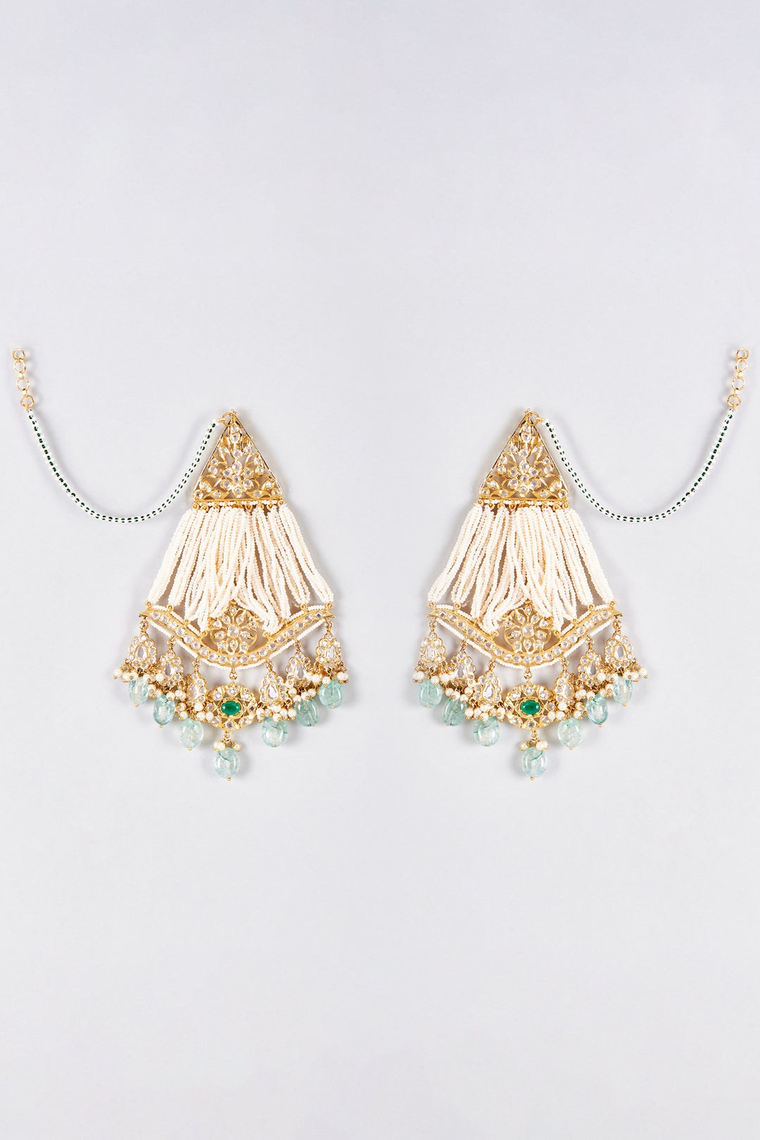 Noor Earrings 22 kt Gold Plated