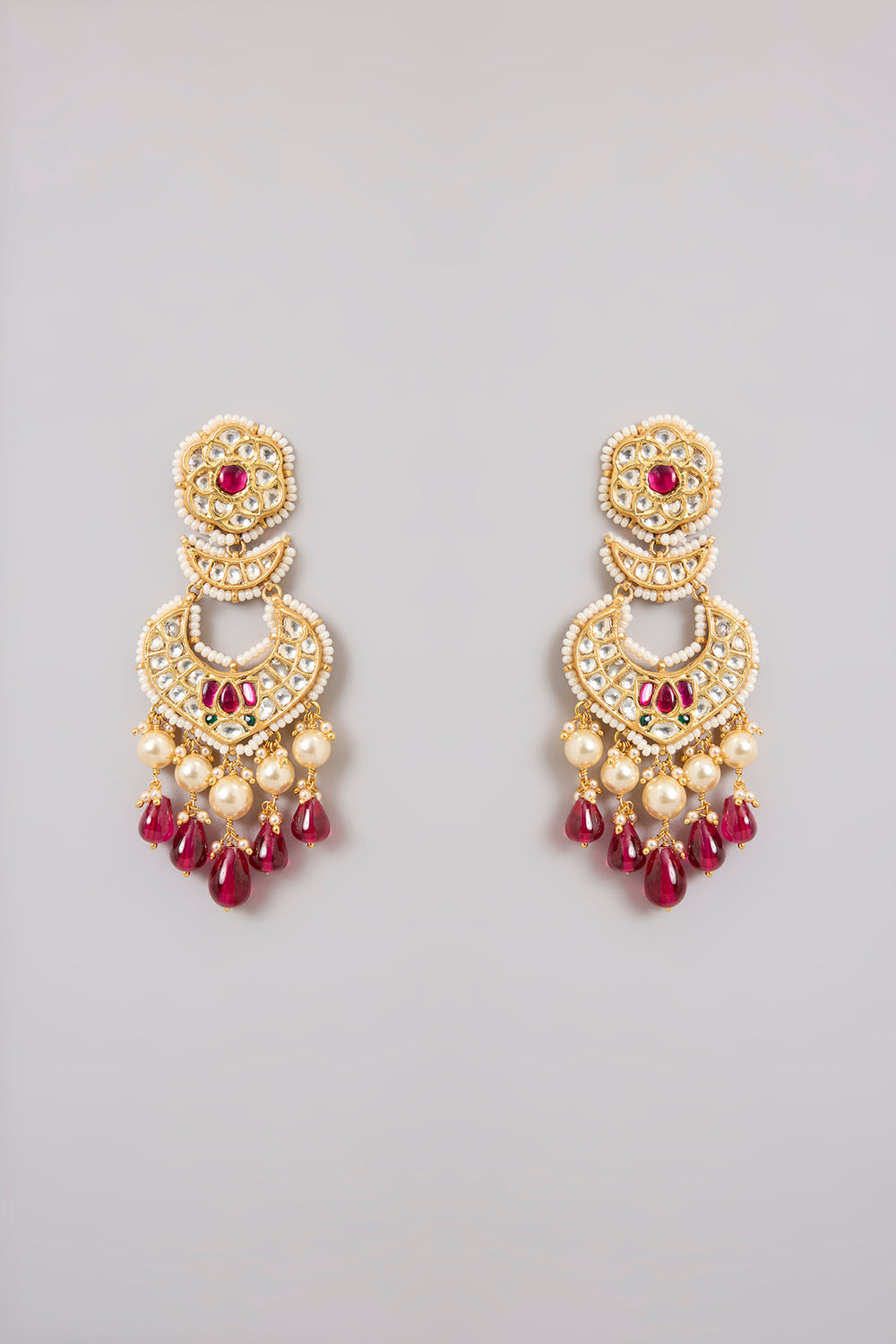 Ruhani Ruby Polki Chandbalis