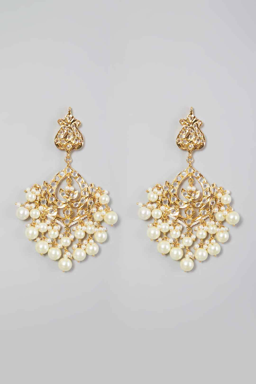 Almas Earrings 22kt Gold Plated