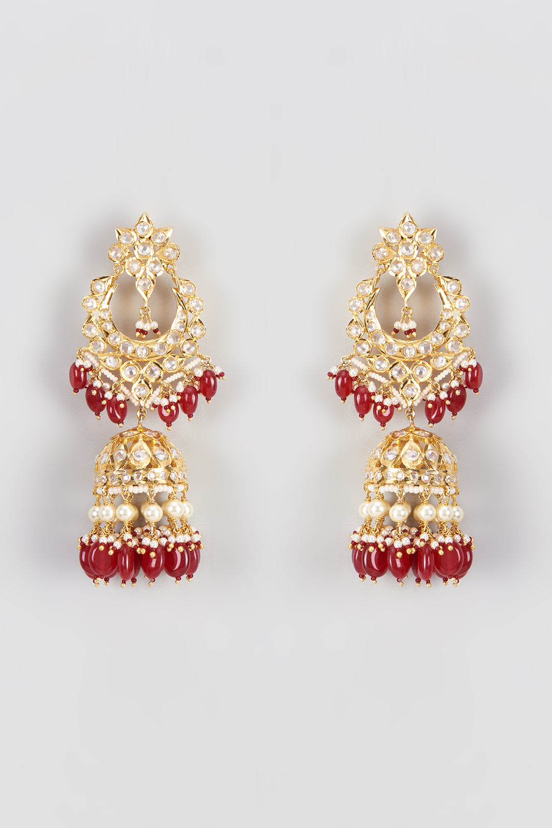 Sidra Earrings 22kt Gold Plated