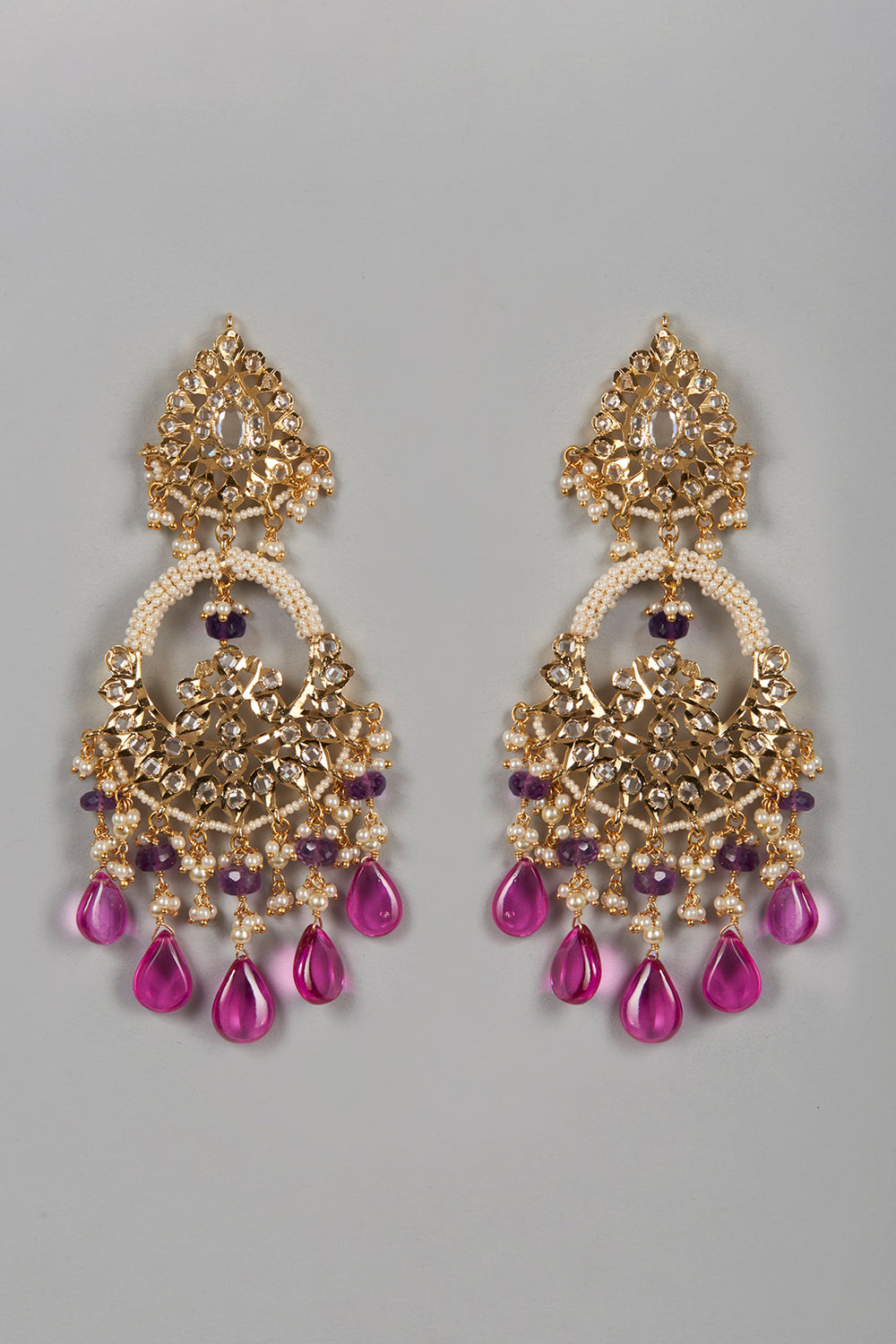 Afreen Earrings 22kt Gold Plated