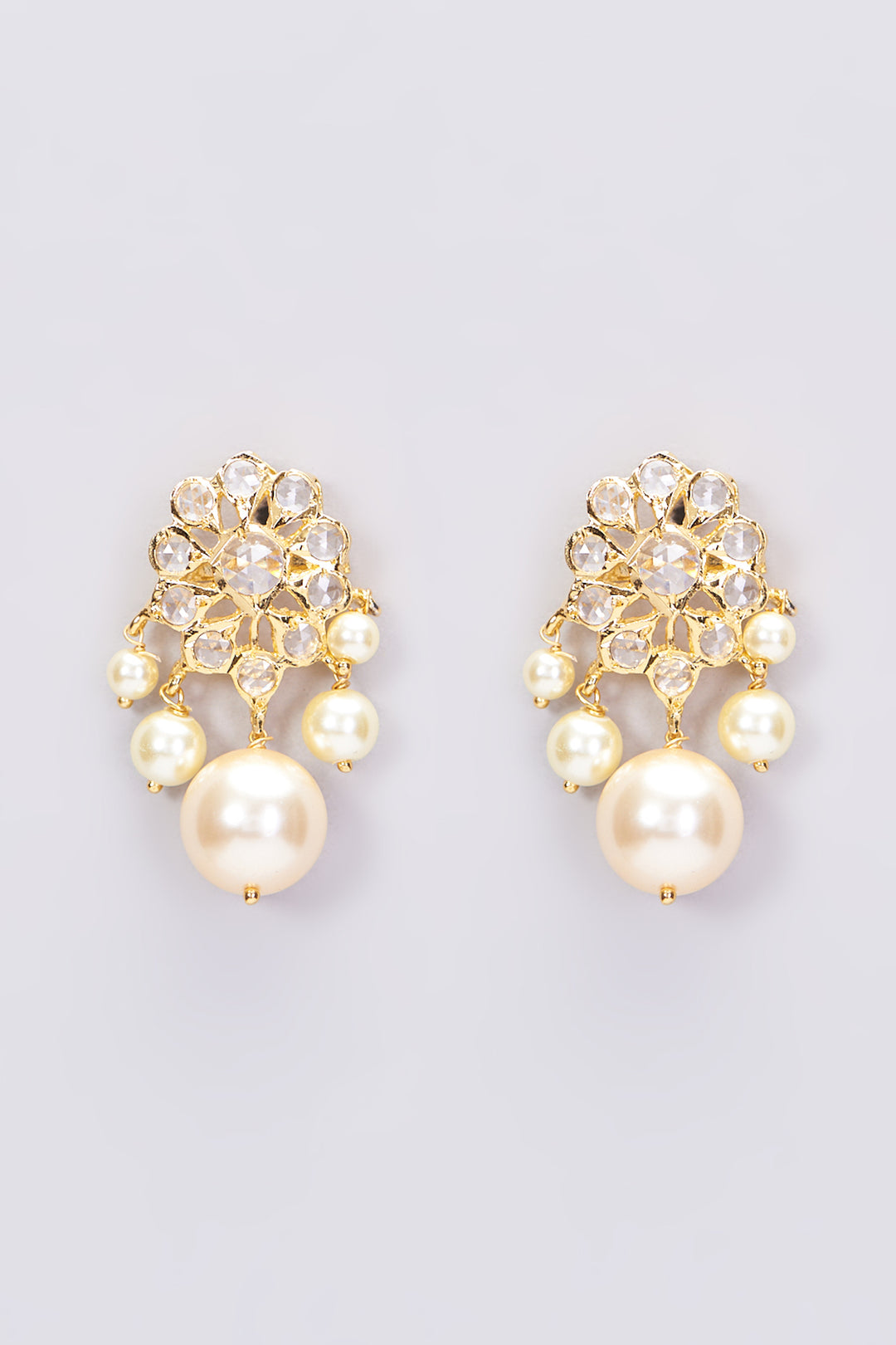 Wajiha Earrings 22kt Gold Plated