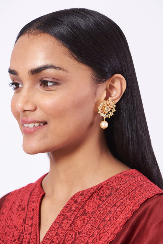 Nazir Earrings 22kt Gold Plated