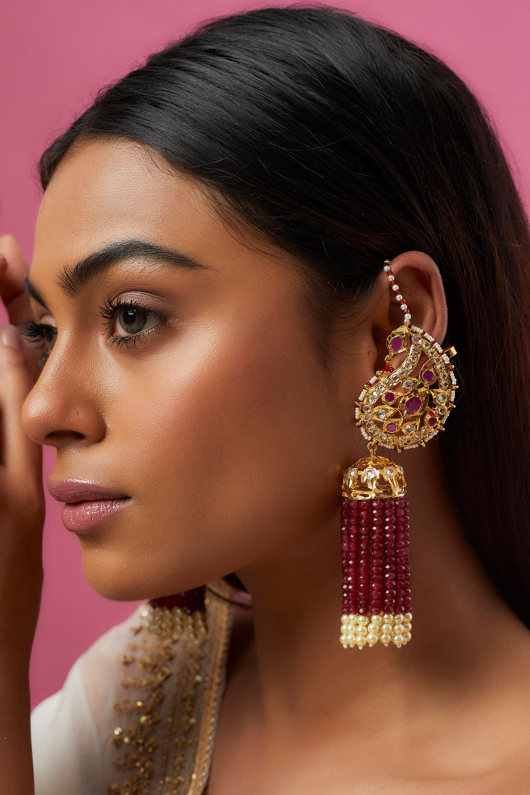 Noorja Earrings 22kt Gold Plated