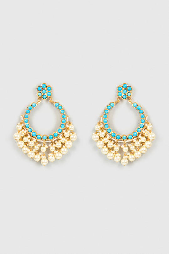 Fida Earrings 22kt Gold Plated