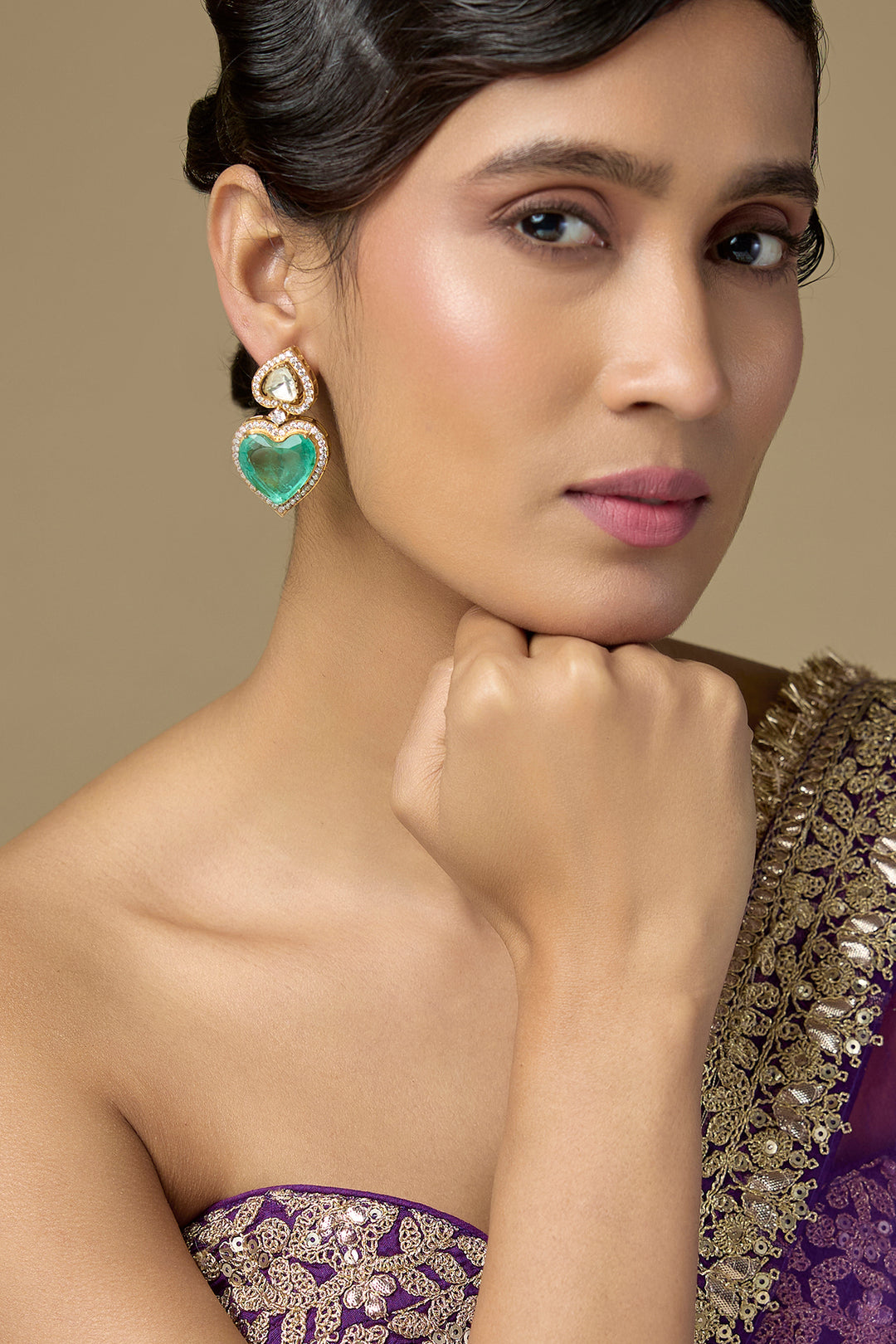 Elara Heart Danglers