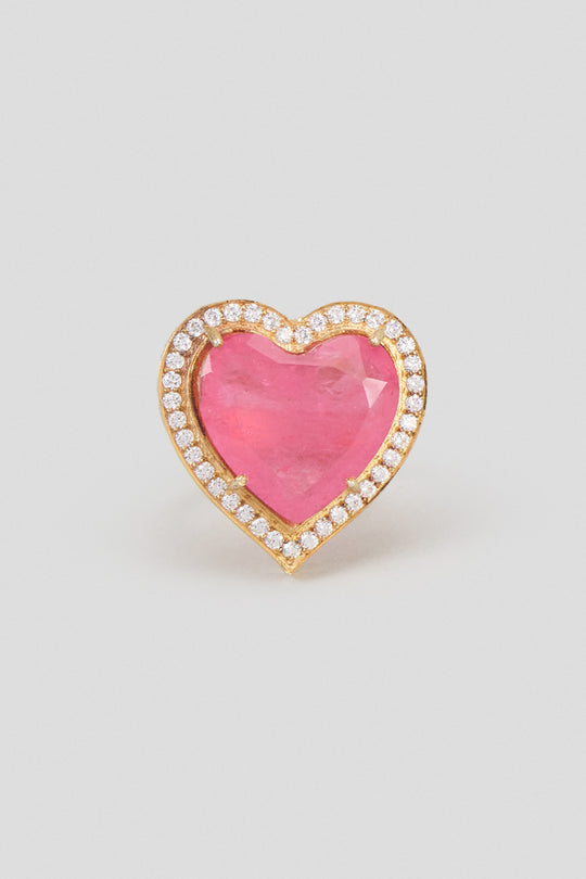Aira Pink Heart Statement Ring (Copy) (Copy)