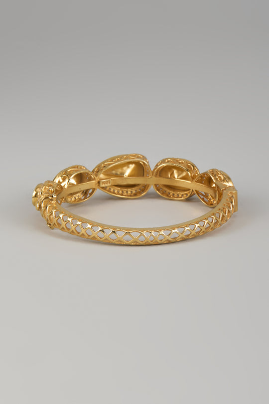 Kinza Bangles Set 22kt Gold Plated
