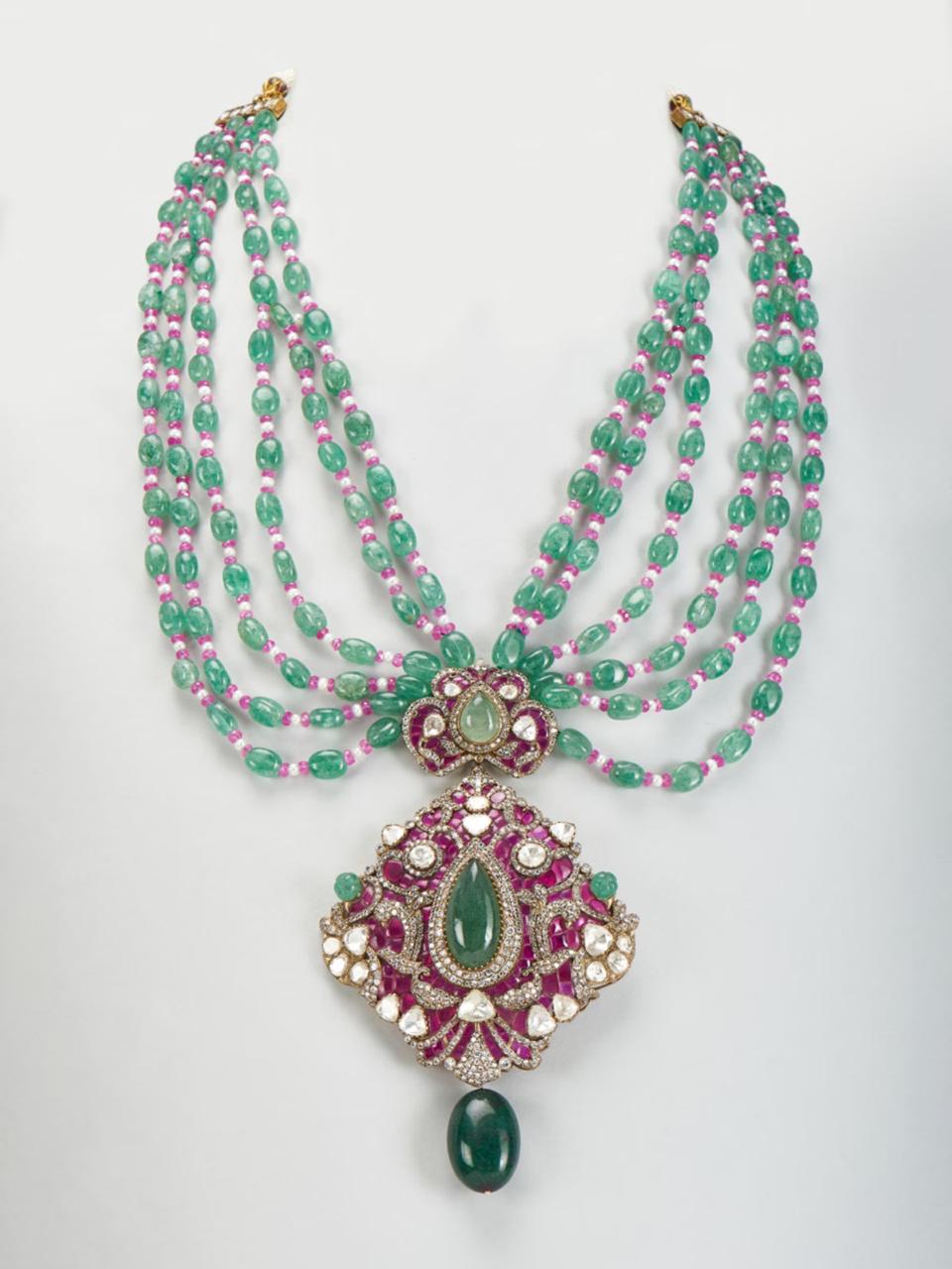 Zyra Polki long Necklace