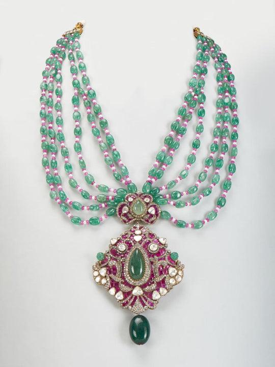 Zyra Polki long Necklace