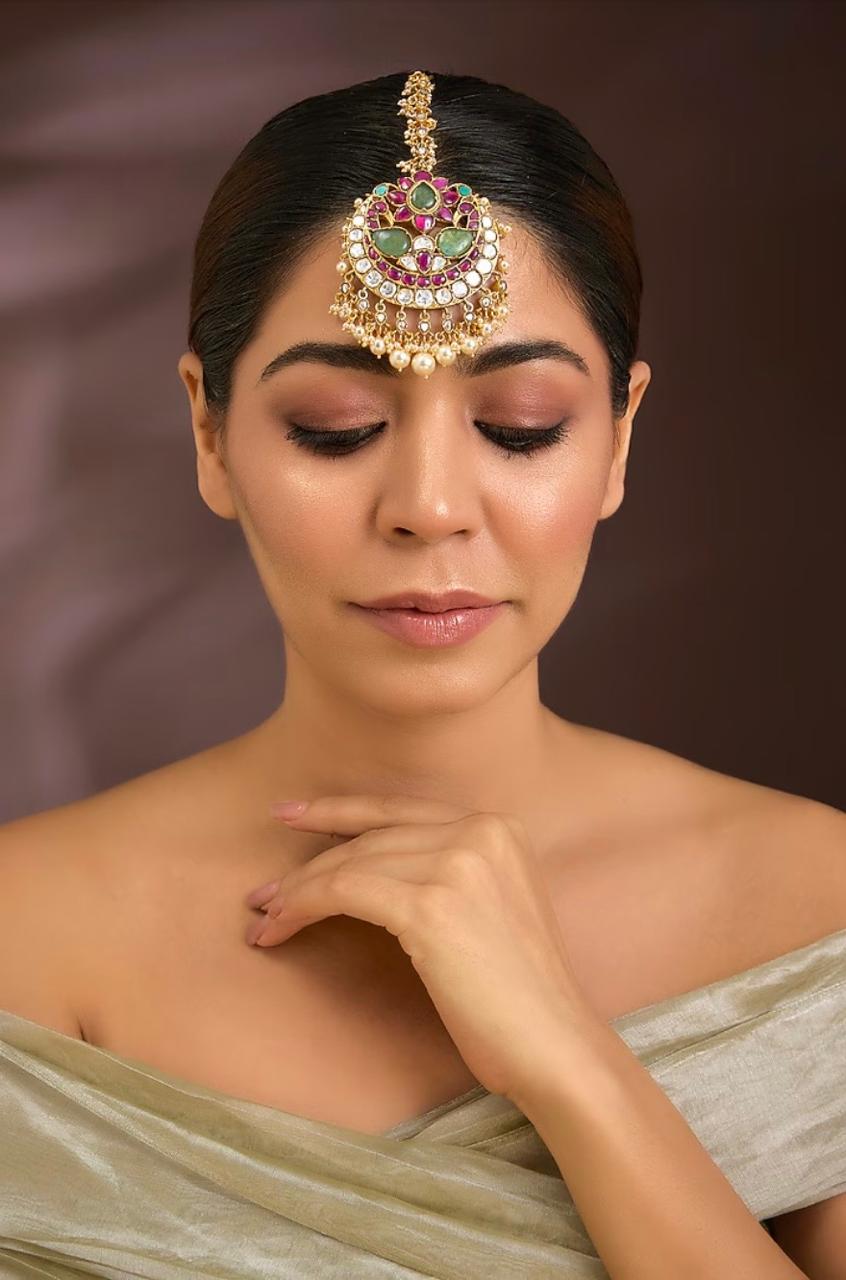 Meher Navratan Polki Maangtikka