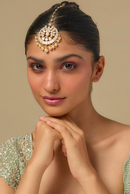 Noor Polki Maangtikka